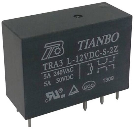 Реле электромагнитное TRA3L-12VDC-S-2Z 12VDC