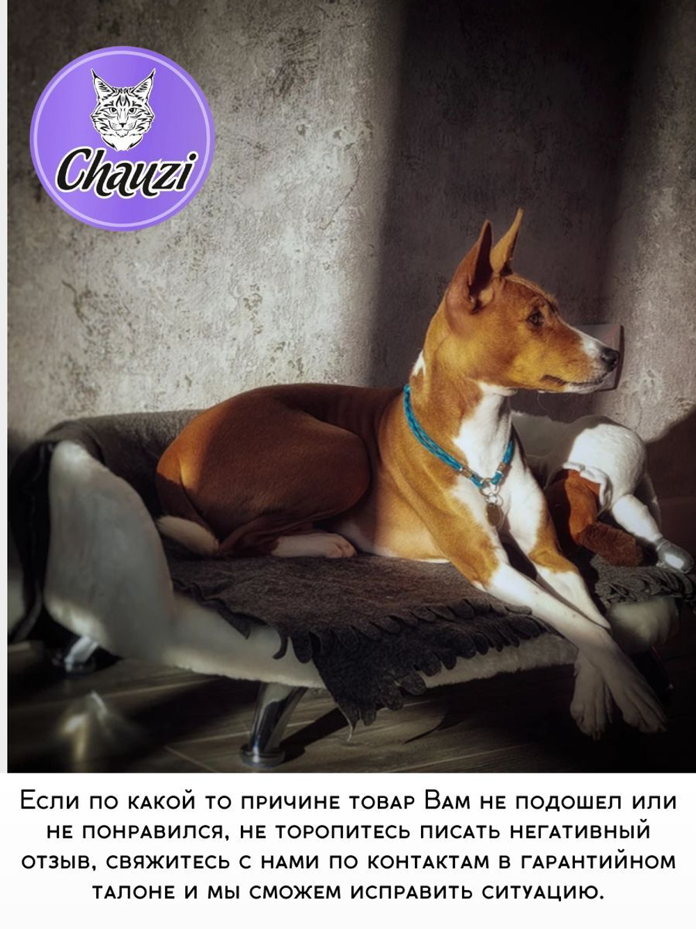 Лежанка для кошек и собак мелких и средних пород, диван Chauzi Лео ЭКОмех премиум, лежак для животных с бортиками, 70*50 см, Капучино