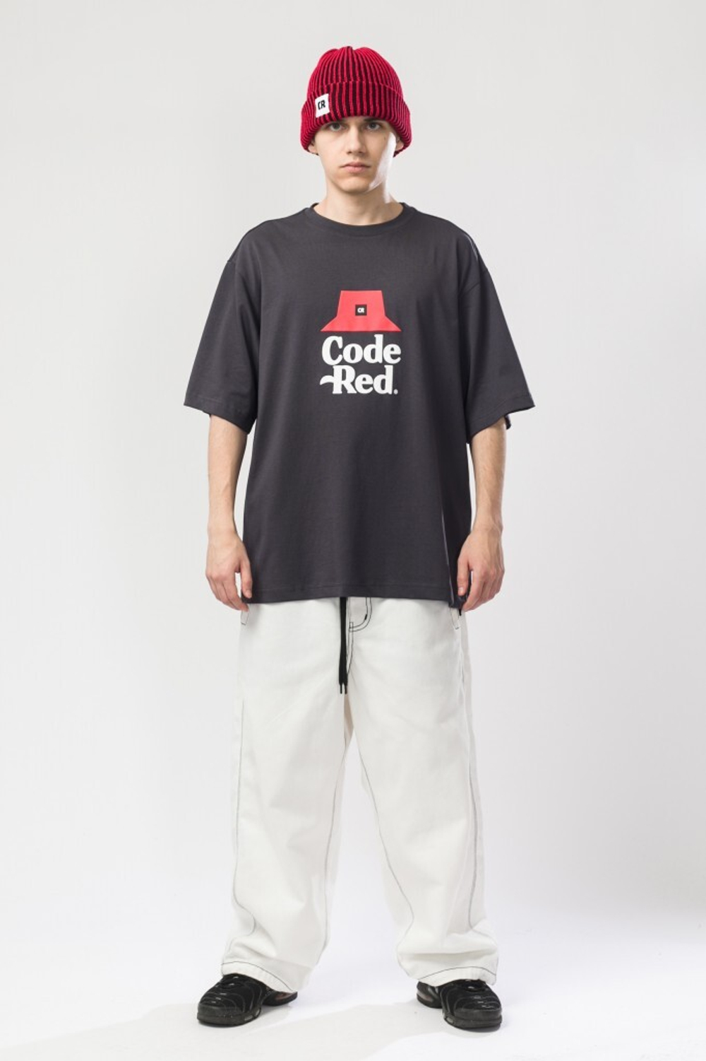 Футболка CODERED Over T 2hut Серый тёмный