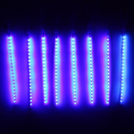 Гирлянда светодиодная 2,0 м*50 см 36 ламп LED «Тающая сосулька», Синий (8 трубок), 18 режимов