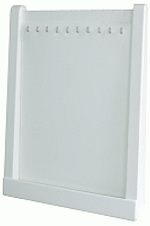 Подставка для 10 цепей/браслетов/вертикальная/крючки/прорези/ф.№4 (липучка)/170*40*230 мм.