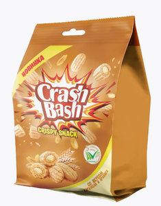 Снек CrashBash со вкусом карамели и арахиса 150 г