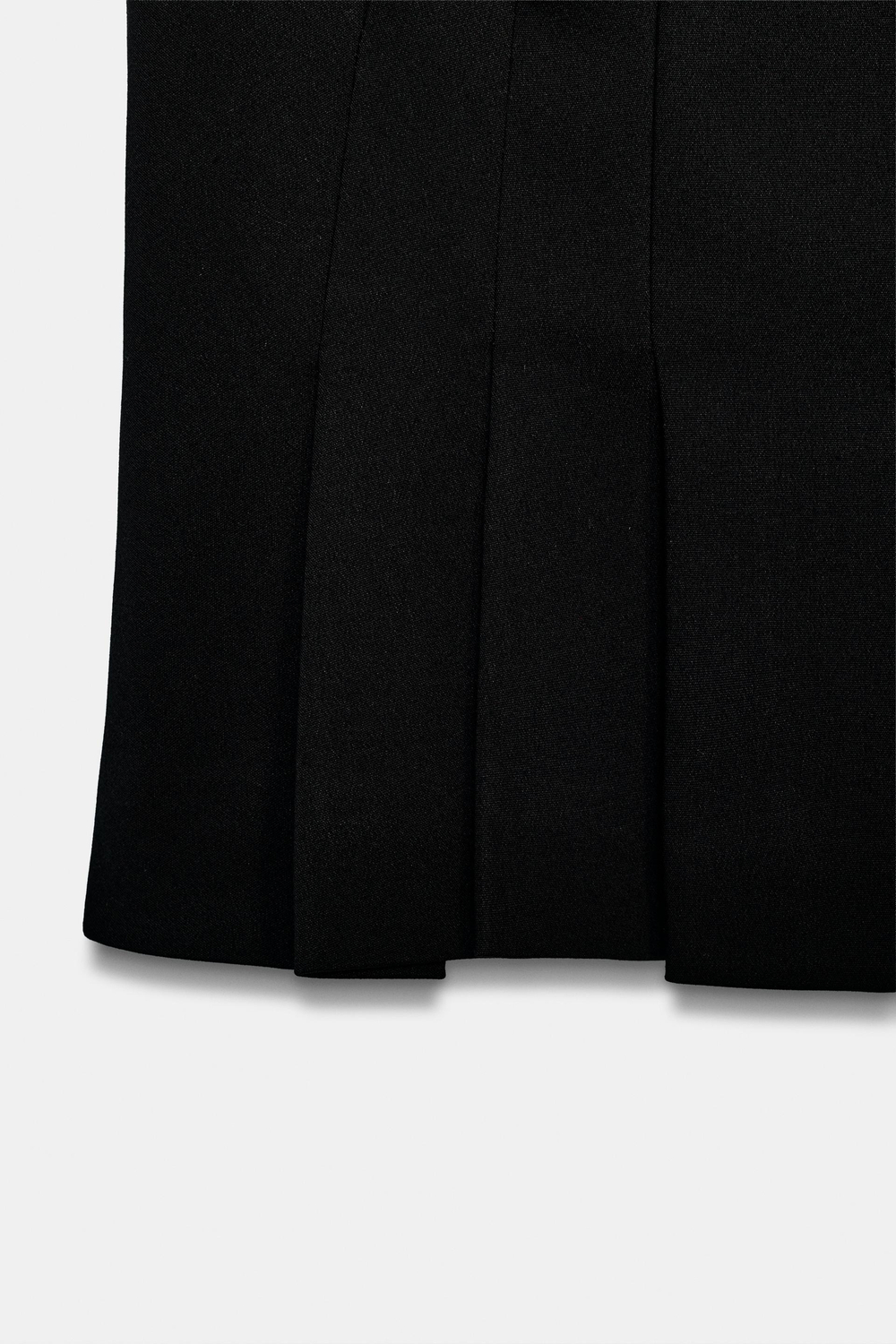 ZARA ЖИЛЕТ СО СКЛАДКАМИ, ЧЕРНЫЙ