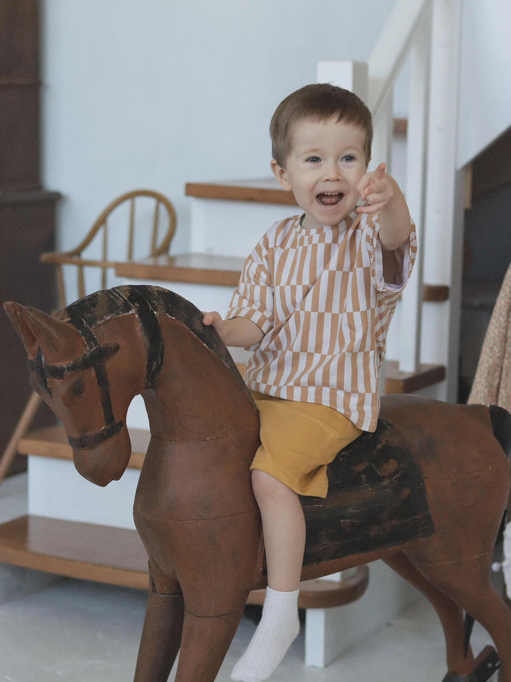 Футболка оверсайз Mjölk Тетрис