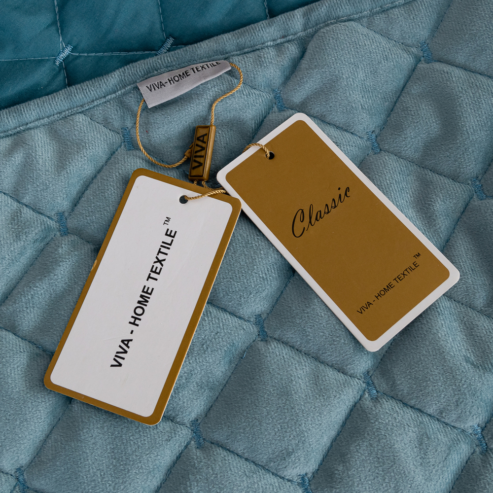 Велюровое покрывало ромб OVF011