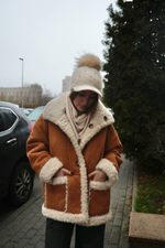 Дубленка двусторонняя camel