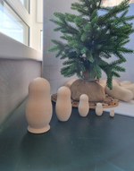 Заготовка матрешки 11см 5мест формовая