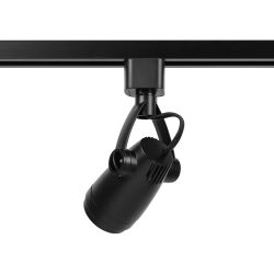 Трековый светильник однофазный ЭРА Taper TR12-GU10 BK под лампу GU10 черный | Однофазные светильники под лампу