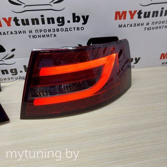 Задние фонари LED TAIL LIGHTS RED SMOKE для AUDI A6 C6 СЕДАН 04.04-08