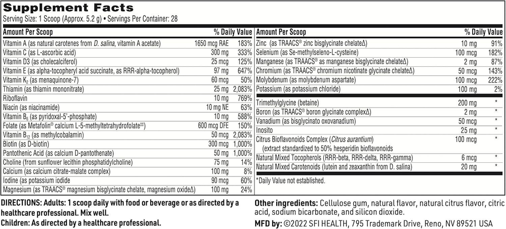 Klaire Labs - VitaSpectrum® (Citrus) Powder - 171 gr