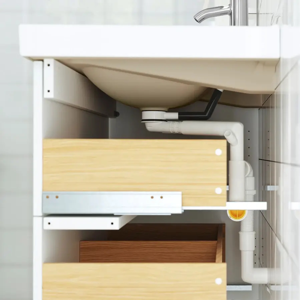 Тумба для раковины - TÄNNFORSEN / TАNNFORSEN IKEA/ ТАННФОРСЕН ИКЕА, 100х63 см, серый