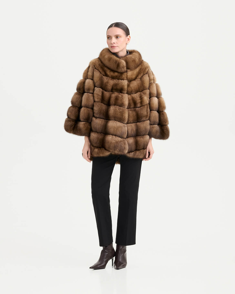 Шуба из меха соболя