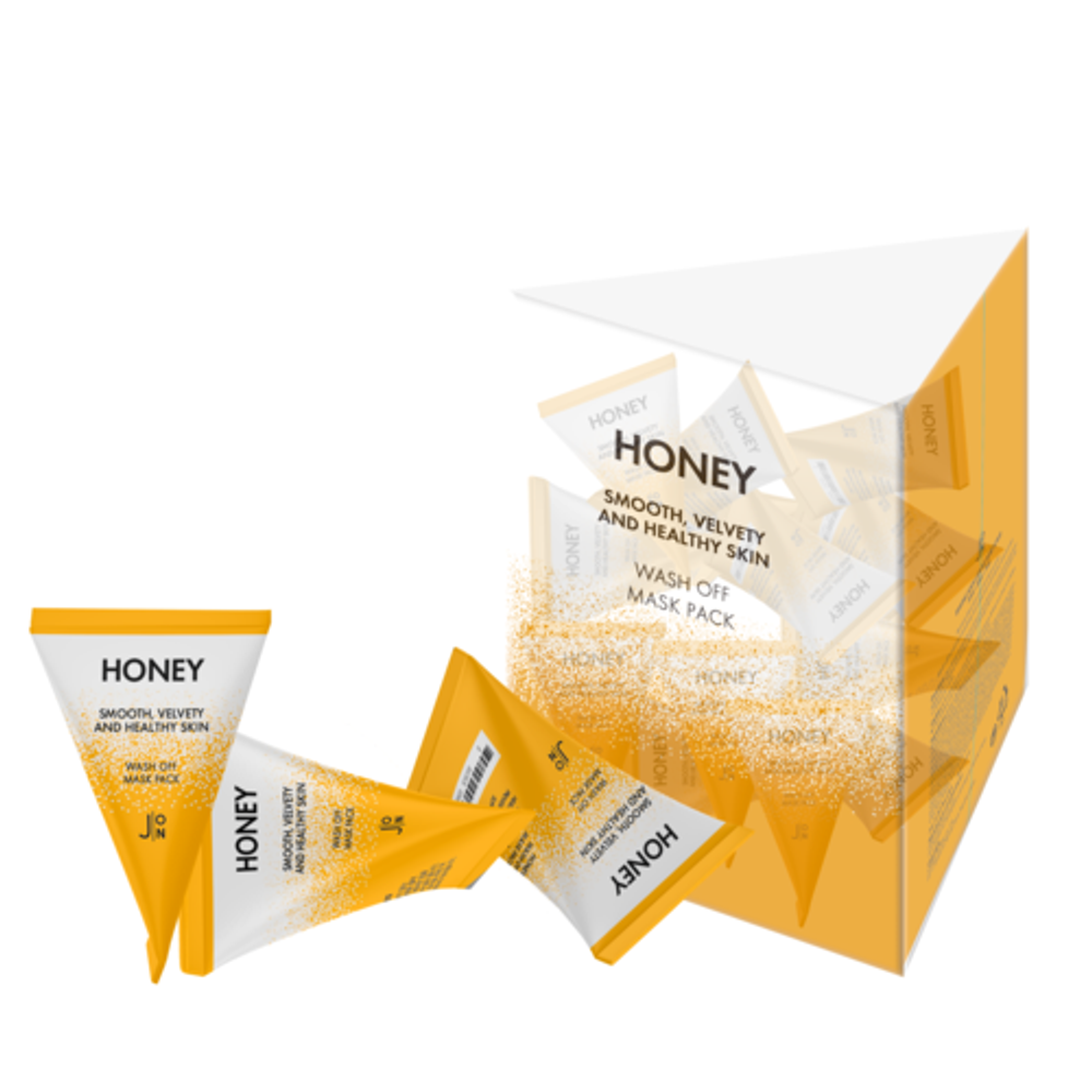 Маска для лица с мёдом - J:on Honey wash off mask pack