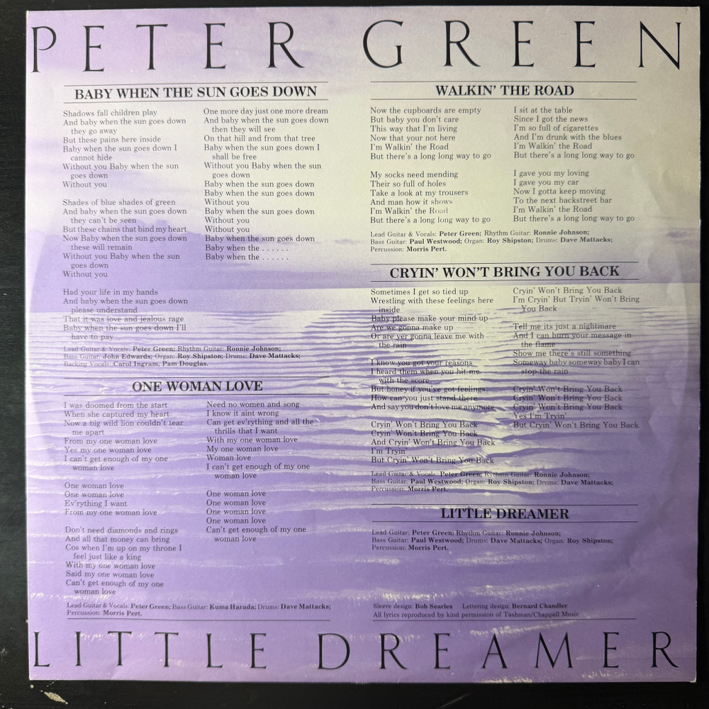 Peter Green - Little Dreamer (Швеция 1980г.)
