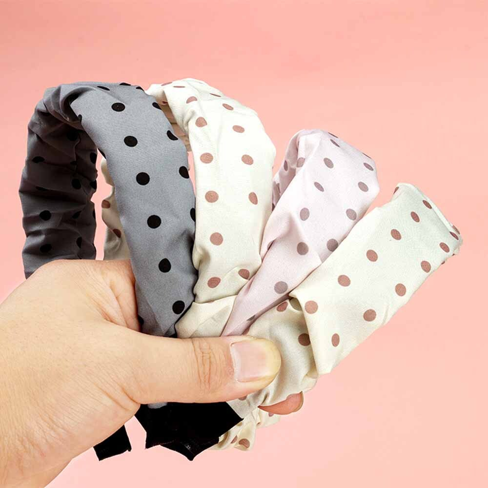 Ободок в горошек