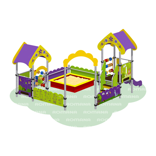 Песочный дворик с горкой «Полянка» Romana 109.15.00