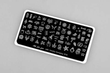 Пластина Arti for you with Swanky Stamping 016 !Новогодняя!