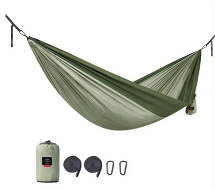 Гамак Naturehike без планок, туристический, эпонж, зеленый, артикул NH21DC011-SGU Под заказ.