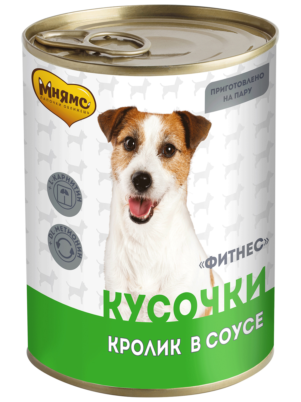 Влажный корм Мнямс На каждый день Кусочки в соусе с кроликом для собак «ФИТНЕС» 400 г