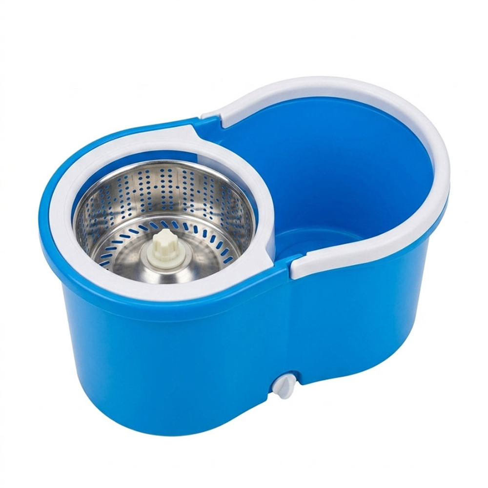 Набор для уборки - швабра с ведром, полипропилен/нержавеющая сталь