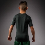 Детский Рашгард Venum Attack green/off white