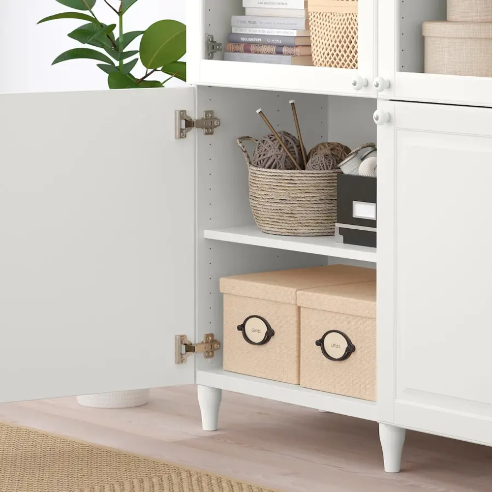 Комбинация для хранения - IKEA BESTÅ/BESTA/ БЕСТА/БЕСТО ИКЕА, 120x42x202 см, белый,