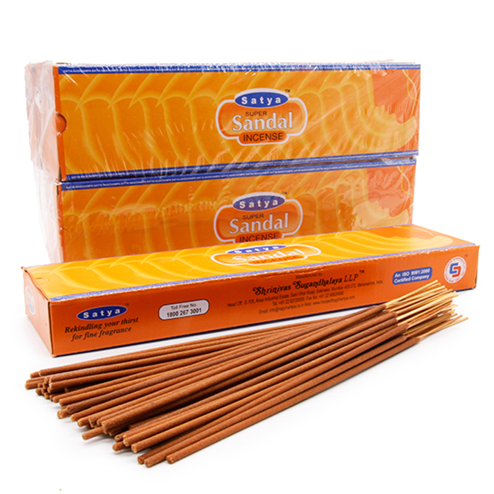 Satya Super Sandal Благовоние-масала Супер Сандал, 90 г
