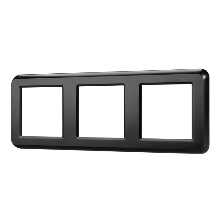Рамка пластиковая FRM-VERSA-PL-3-BK Arlight 043784
