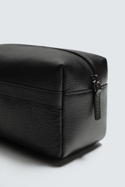 ZARA ПЛЕТЕНЫЙ НЕСЕССЕР, ЧЕРНЫЙ