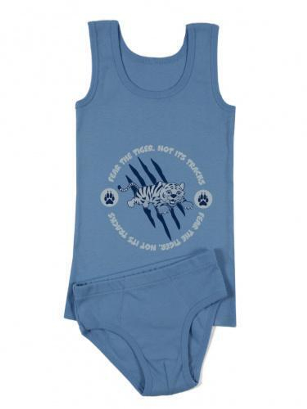 Комплект для мальчика (майка+трусы) (122-64, голубой), 1 шт.