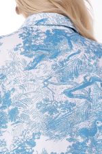 Платье "Сьюзан" (бело-голубое) П8162 LT Collection