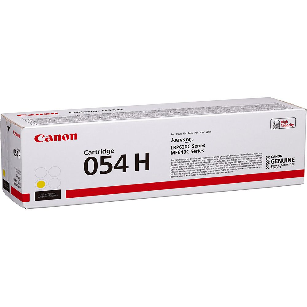 Картридж CANON 054H Y желтый, увеличенной емкости 3025c002