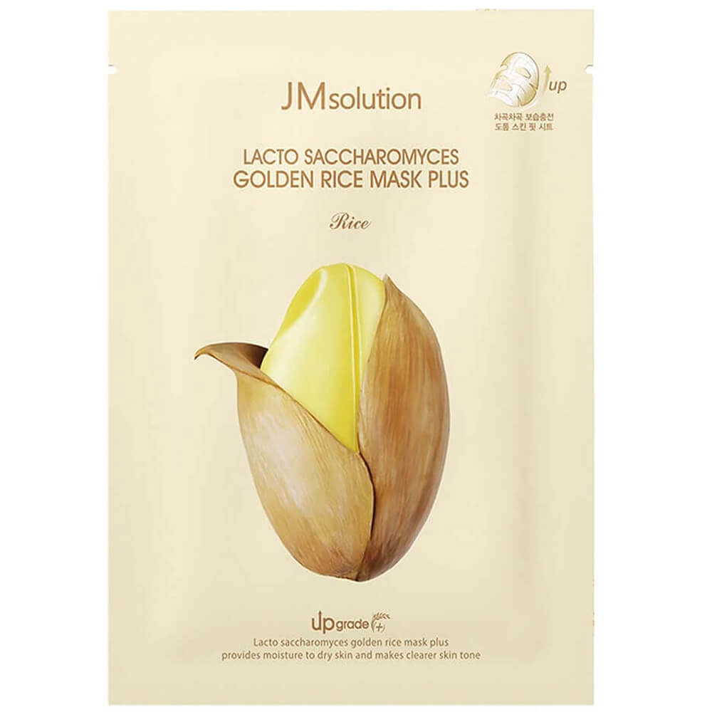 Тканевая маска JMsolution Lacto Saccharomyces Golden Rice Mask Plus 30 мл