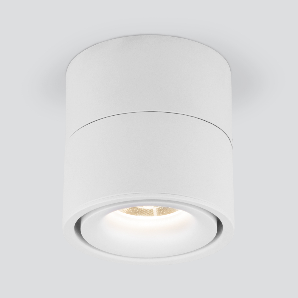 Накладной светодиодный светильник DLR031 15W 4200K 3100 белый матовый