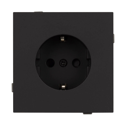 Механизм электрической розетки SCT-TENDO-MEU1-SFPL-BK (230V, 16A) (Arlight, -) 054638