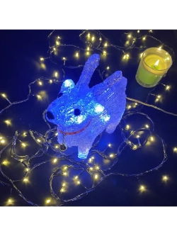 Новогодний олень светодиодный светящийся