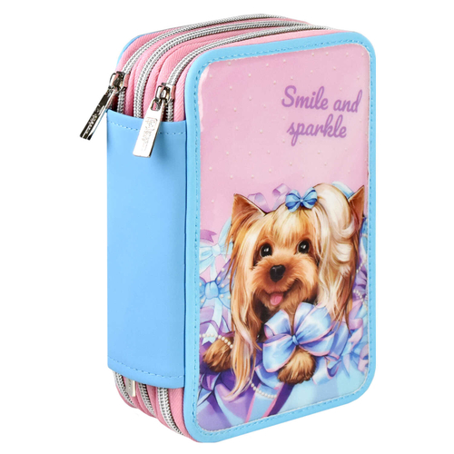 Пенал школьный Феникс+, арт.63003/ 6 ЙОРК С БАНТОМ (без наполнения,5x7 см, искусственная кожа, ПВХ, молния, полноцветная печать, ПЭТ-пакет).