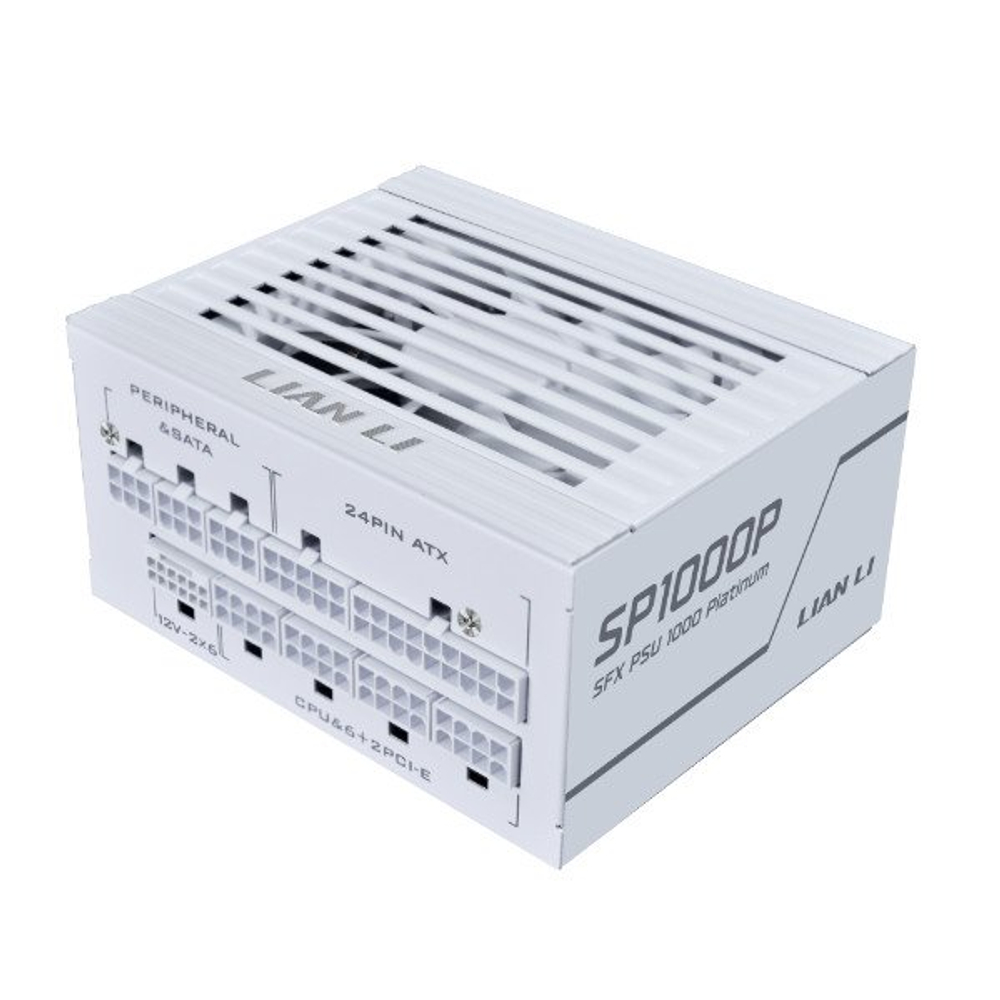 Блок питания Lian Li 1000W, SP1000P, Full Modular, 80+ PLATINUM, КПД 92%, Белый, G9P.SP1000P.W000.EU