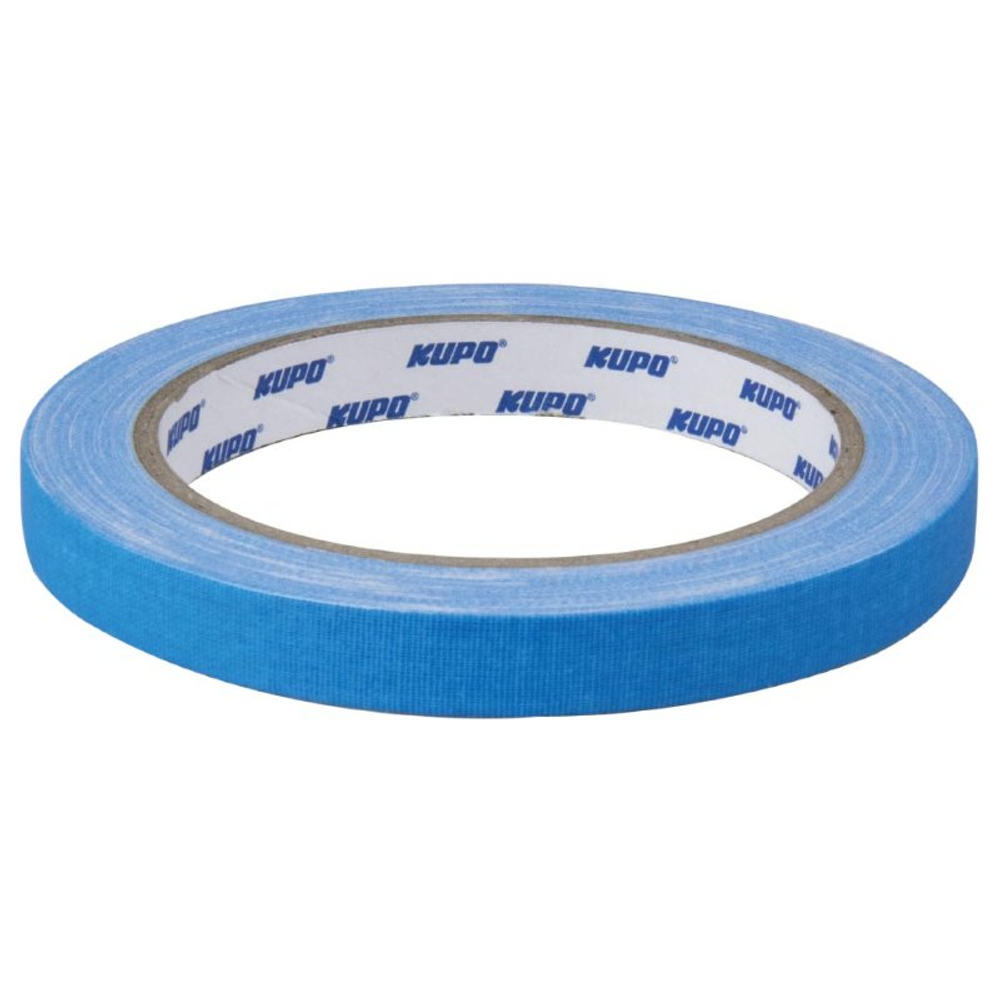 KUPO CSS-1215BU Cloth Spike Tape, blue 12mm*13,72m Скотч синий