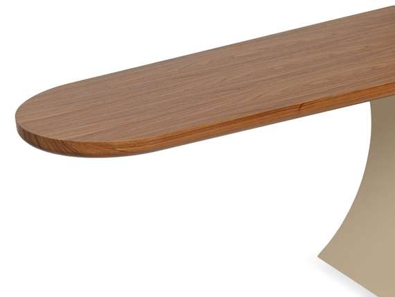 Рабочий стол Rome 160x60 см, шпон ореха