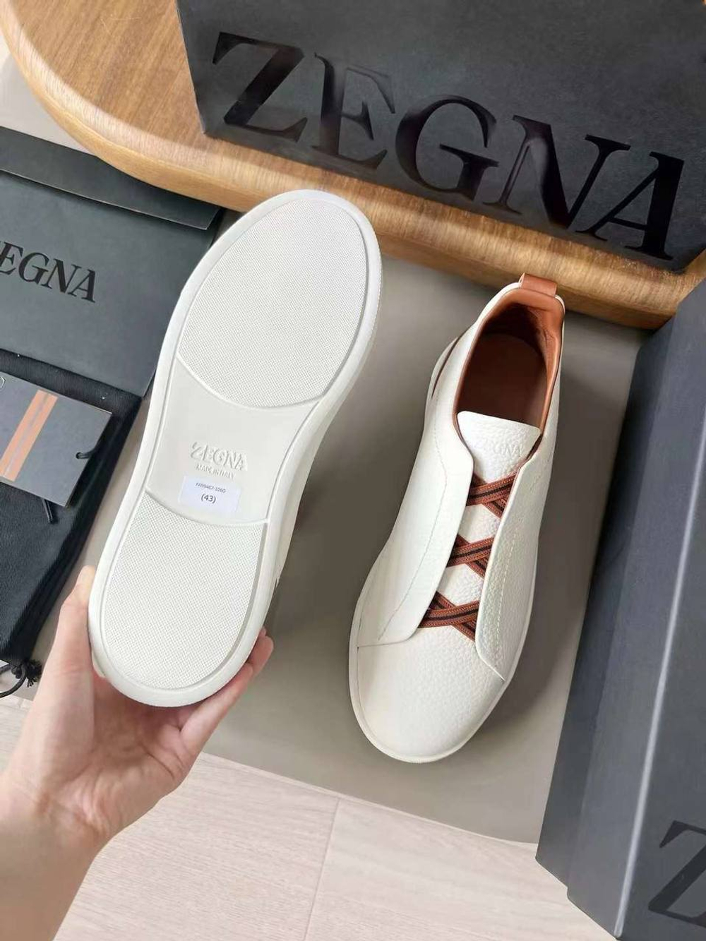 Кеды Zegna, арт. 457263984