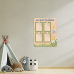 Стенд фанерный Информация с объемными элементами и карманами А4 Скандик 1500701000