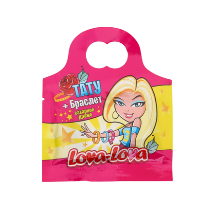 Драже сахарное Lova Lova с браслетом 80