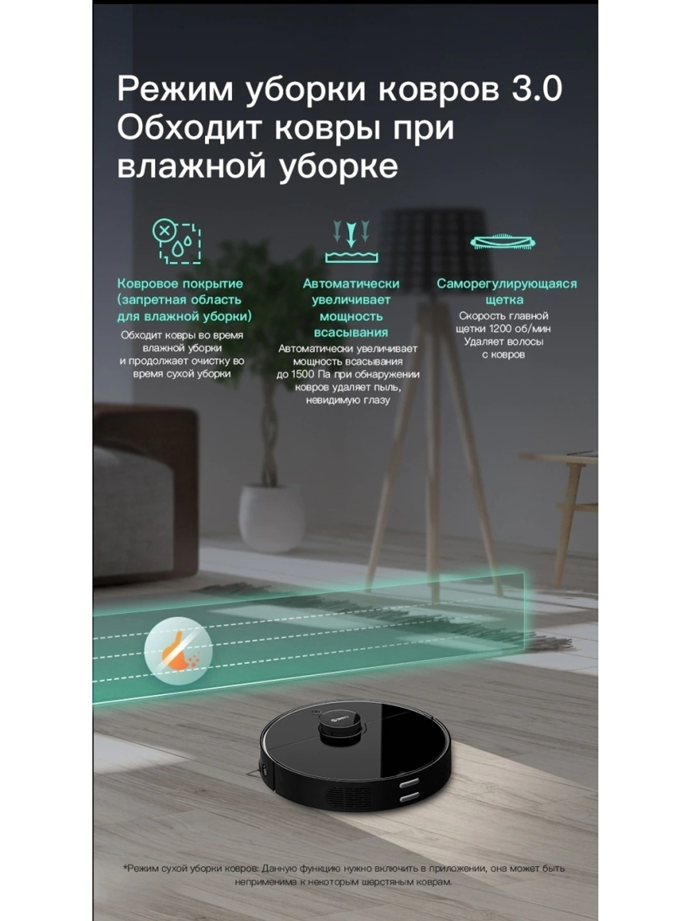 Робот-пылесос 360 Robot Vacuum Cleaner S7 Pro Black