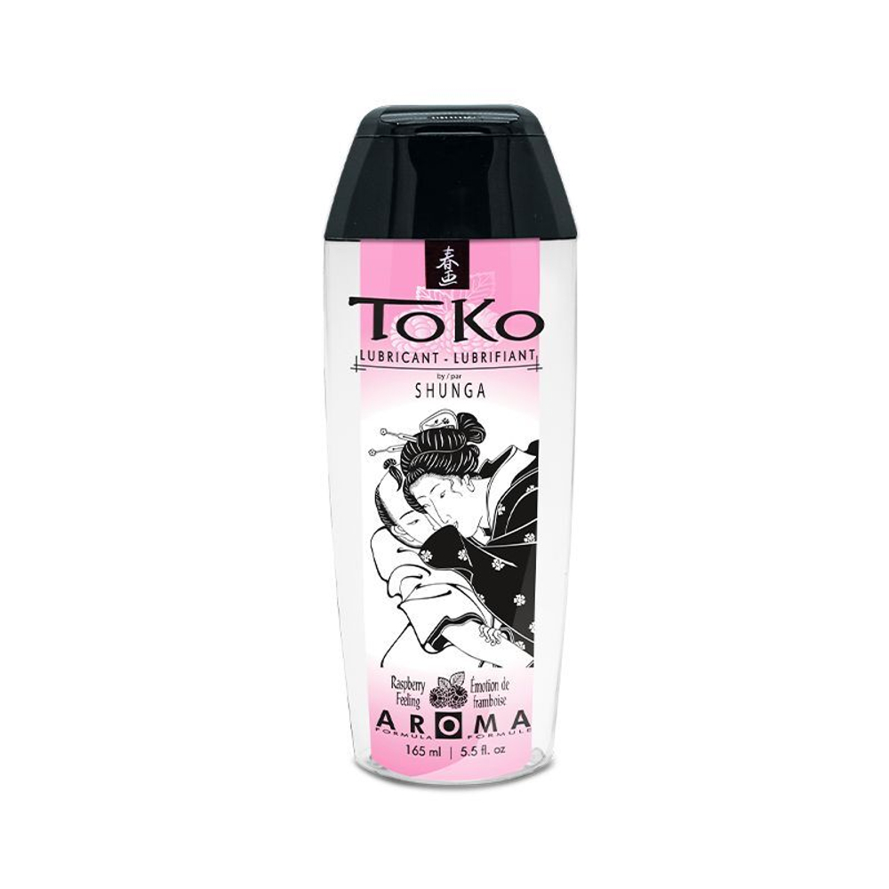 Интимная смазка Shunga TOKO Aroma Raspberry, 165 мл, малина