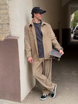 Рубаха "Velvet" бежевая