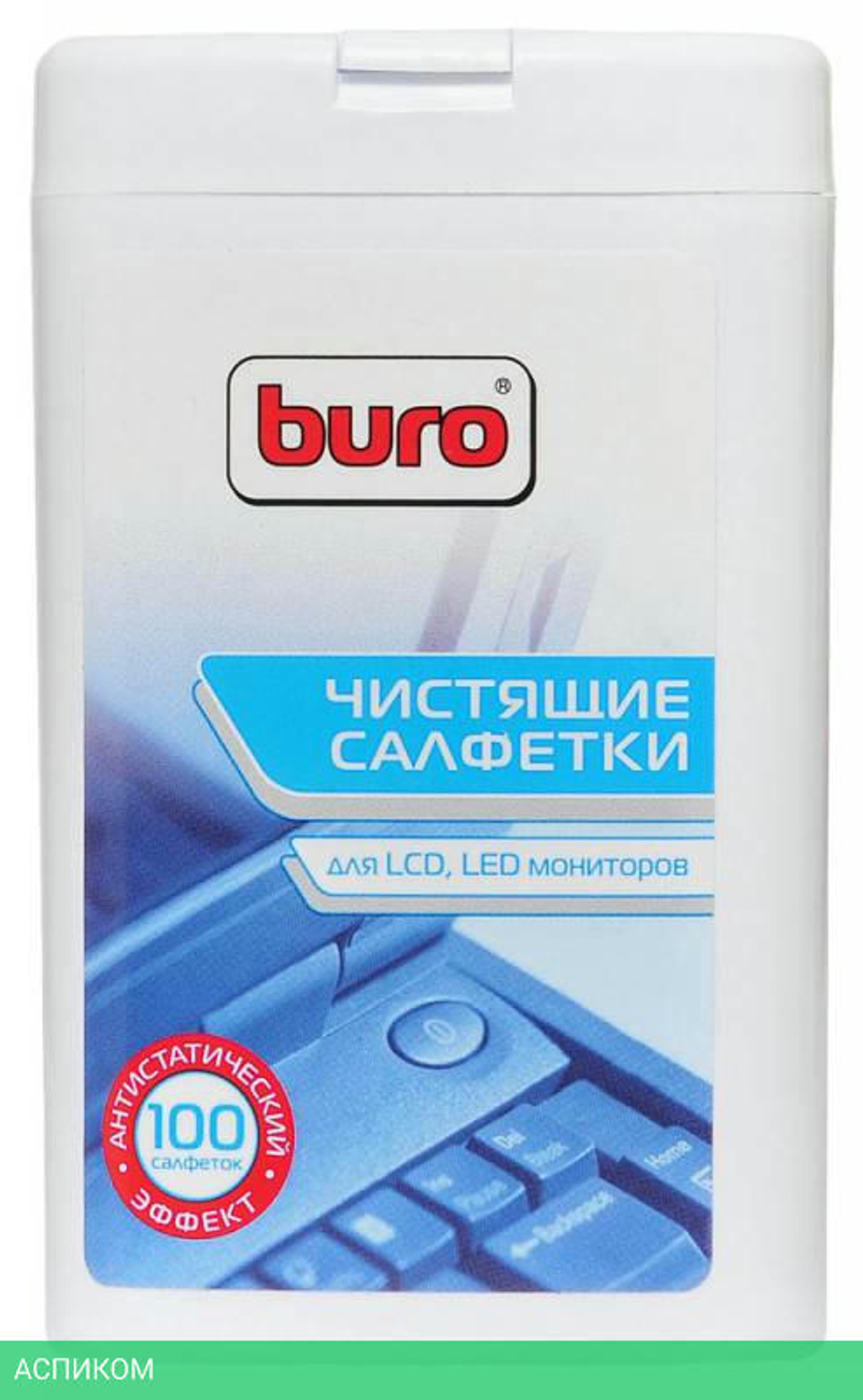 Салфетки для ухода за электроникой Buro BU-tft 100 штук
