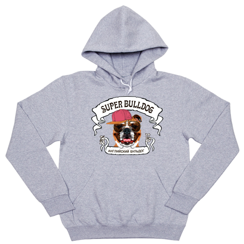 Толстовка "Супер бульдог"