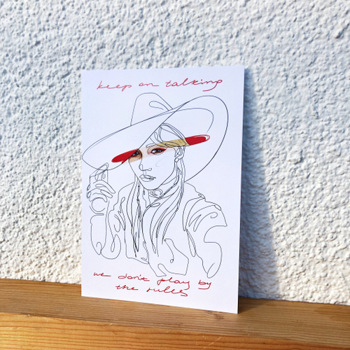 Открытка / princess_di / STRAY KIDS / "keep on talking"