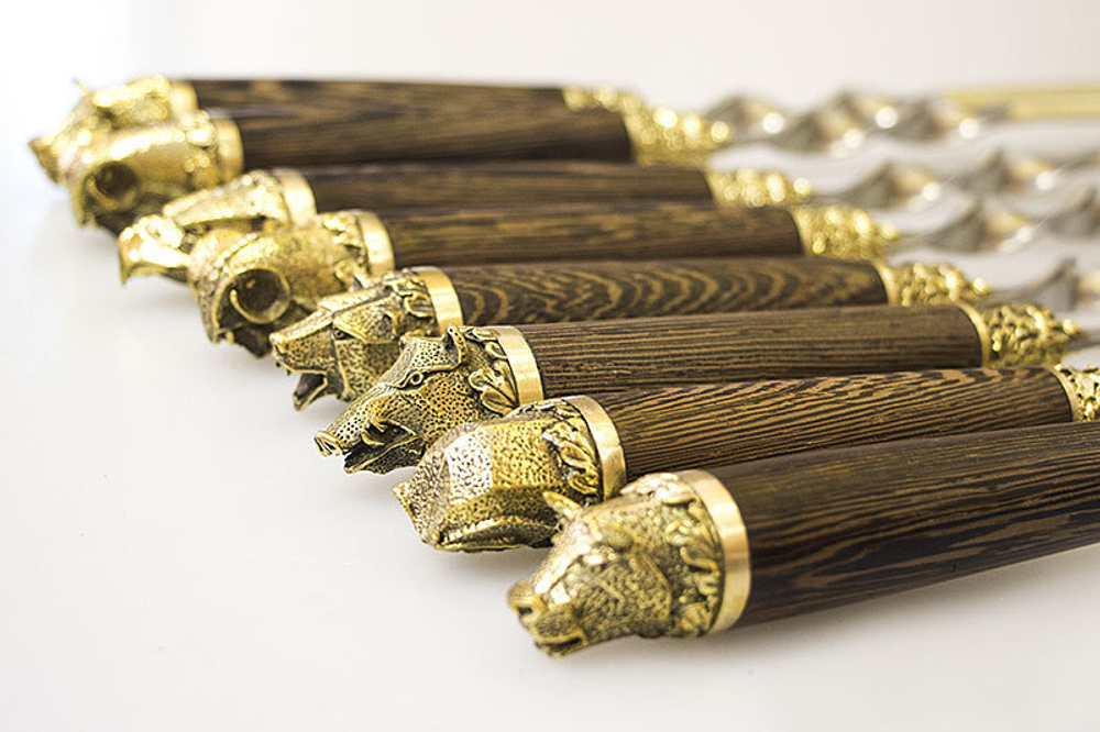 Шашлычный набор «Охота № 2» на 8 шампуров